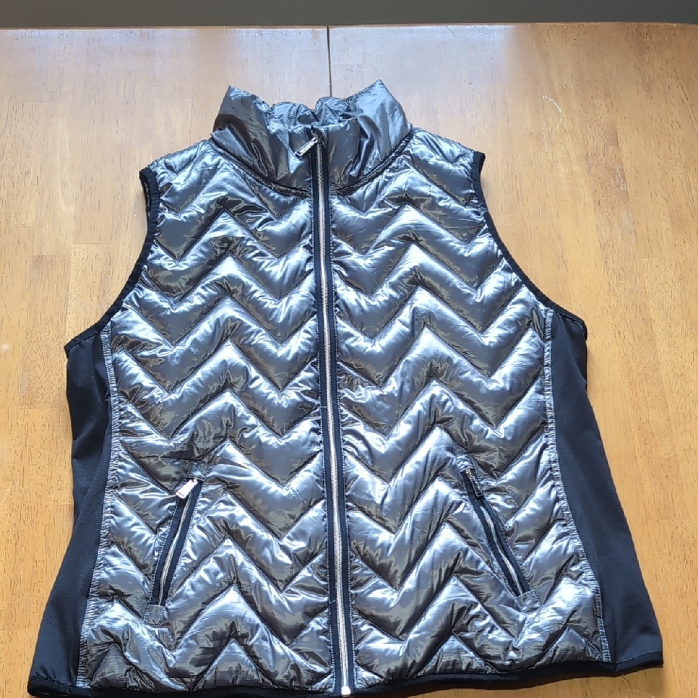 Silver Calvin Klein Puffer Vest
